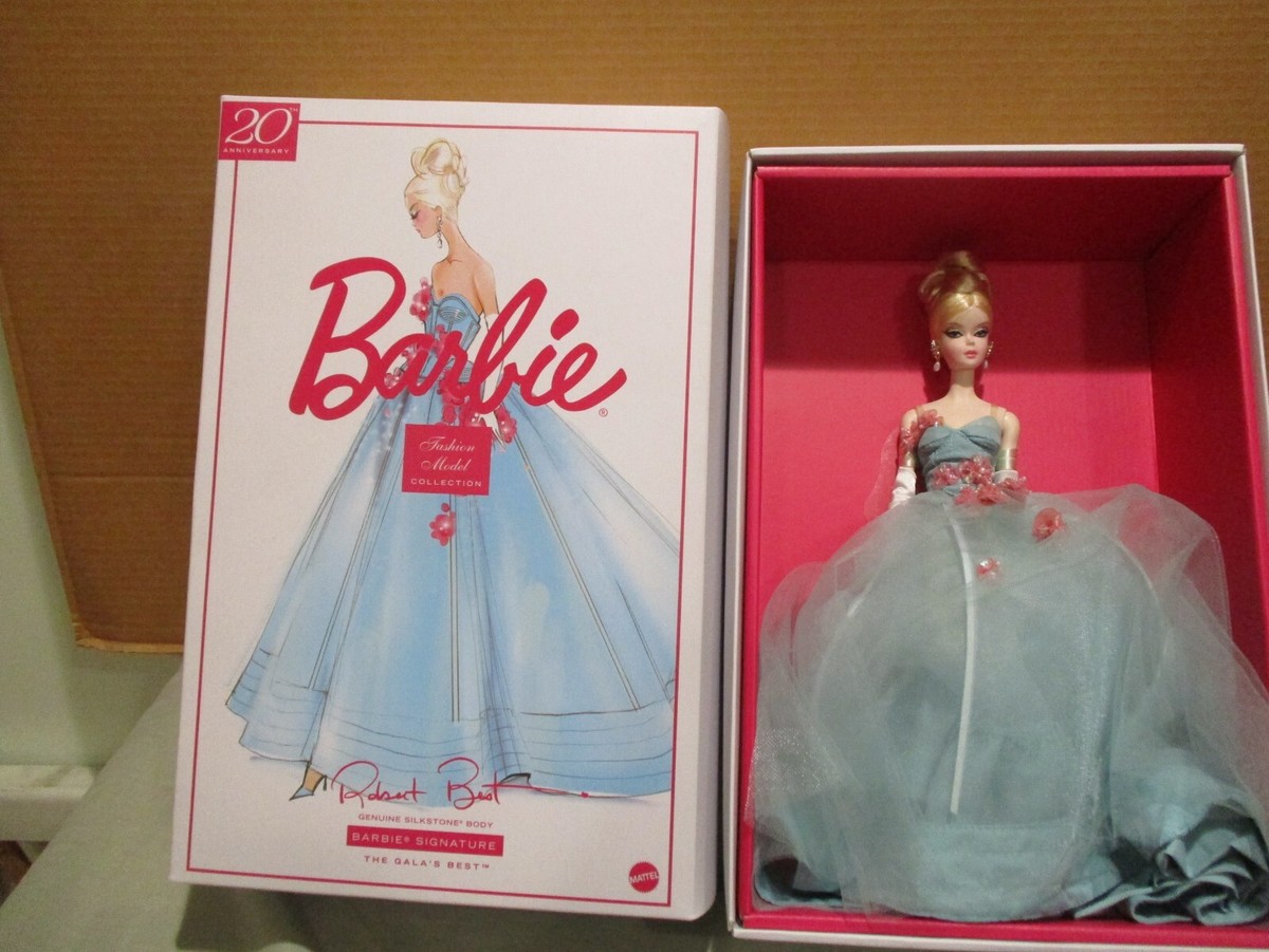 BFMC Tribute Silkstone Barbie Doll 10 Years Gold Label 2010 Mattel T2155  NRFB