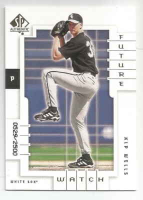 2000 Upper Deck SP Authentic Future Watch Kip Wells #'d /2500 Chicago White Sox