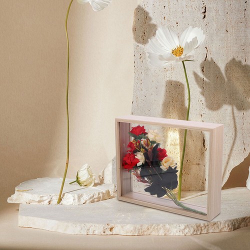 Trockenblumen-Fotorahmen, Schaukasten, Rahmen, Vitrine, Bilderrahmen, - Bild 4 von 12
