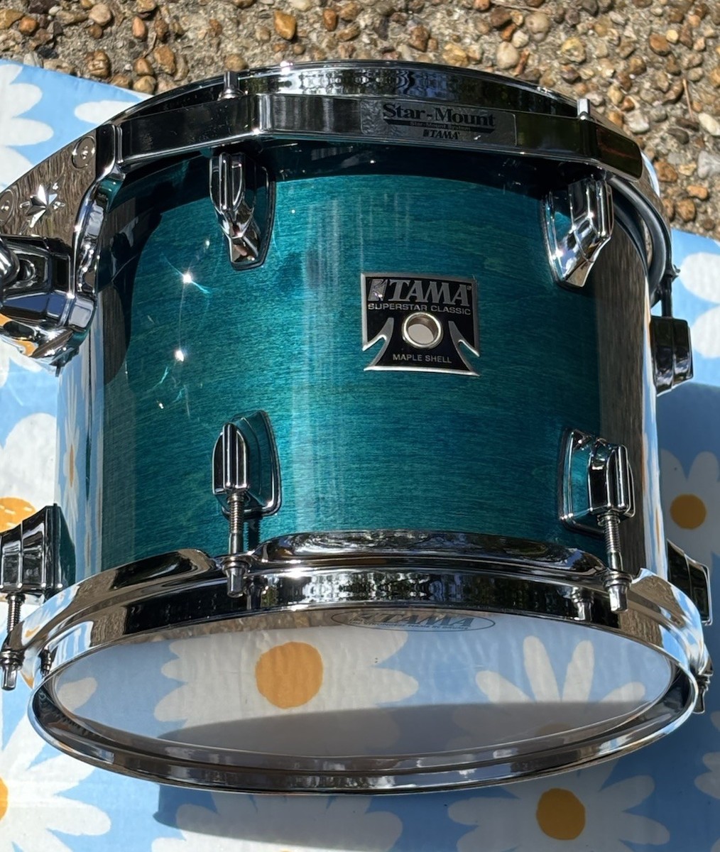 Tama Superstar Classic Tom Drum 10” Fade Turquoise | eBay