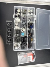 Assorted Slot Car Parts (wheels, Tires, Brush Pads, Etc) 