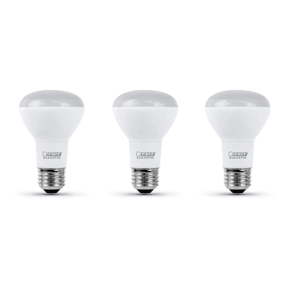 Feit Electric Flood LED Light Bulb 3 Pack R20 Dimmable Recessed 2700K Soft White - Image 2 of 3