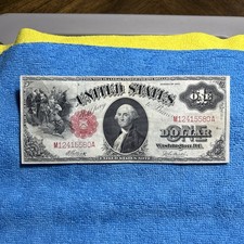 Vintage 1917 $1 BEAUTIFUL Large Size Legal Tender United States Note 🔥🔥 👀