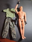 VTG 1996 Hasbro GI JOE 12” Military Action Figure Black Gloved Hands Clean.