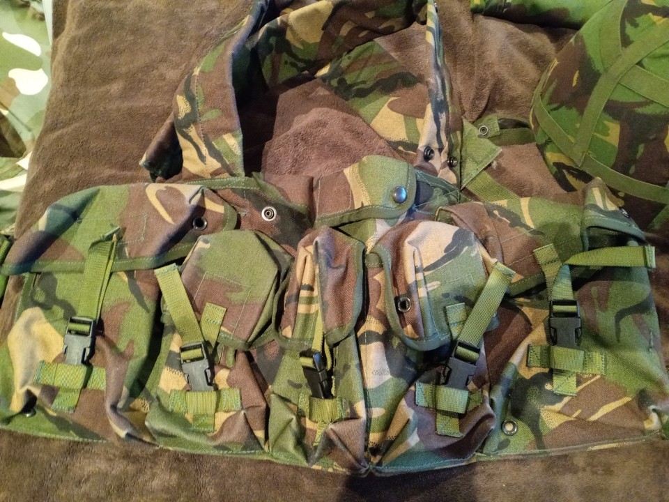 Dpm Kit British Army DPM Kit, Northern Ireland Chest Rig, Bosnia, Job Lot, Mk6 ...