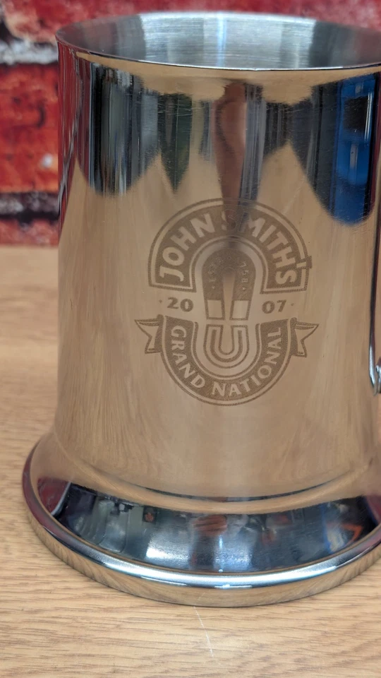 John Smith's Grand National 2007 Commemorative Stainless Steel Tankard - Image 3 of 4