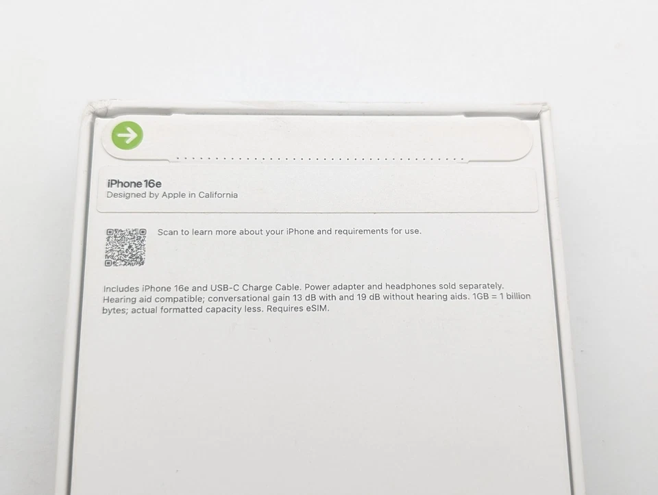 Apple iPhone 16e A3212 128GB | White | BOOST MOBILE ONLY - Image 4 of 4