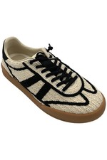 Steve Madden Women's Verdict Slip On Sneakers Natural Black