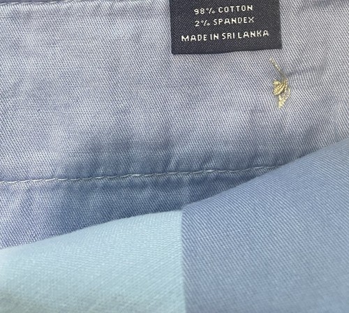 NEW Size 50 Big Mens Roundtree & Yorke Casuals Chino Flat Shorts 9"I Cash Blue - Picture 10 of 14