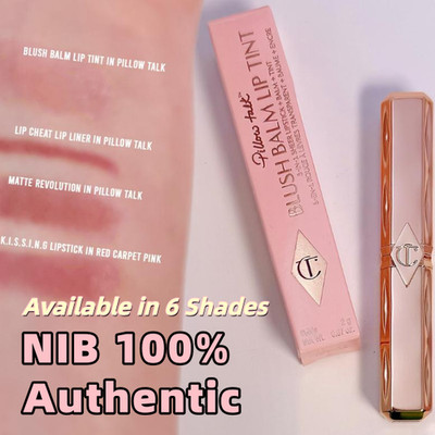 Charlotte Tilbury Pillow Talk Long Lasting Blush Balm Sheer Lip Tint, 6 colors