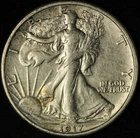 1917-P Liberty Walking Half Dollar - Free Shipping USA