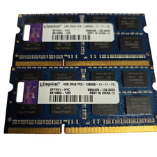 2X Kingston 4GB 2Rx8 DDR3 12800S laptop RAM KFYHV1-HYC
