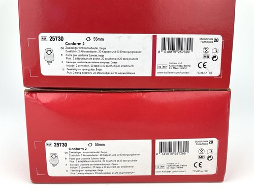 Hollister Conform 2 bolsas de estoma 25730 55 mm bolsa de urostomía beige 40 uds 01.2026 - Imagen 5 de 8