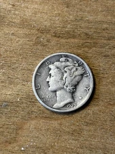 1927D Mercury Dime F