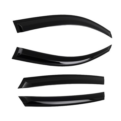 Window Visors Rain Guards Vent for Honda Accord 2018-2022 Sedan Black Window Set