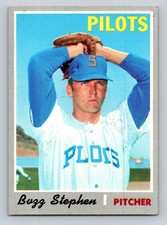 1970 Topps #533 Buzz Stephen Seattle Pilots - EX/NM