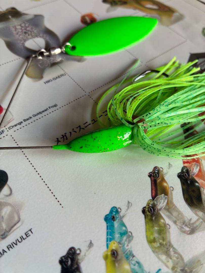 Old Megabass 1990 Campbell Original V Flat Spinnerbait Unboxing - Image 3