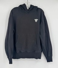 Uniqlo UT DFACE Mens Save Face Graphic Black Hoodie Sweatshirt Sz S