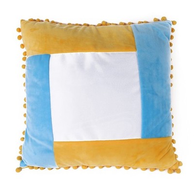 10Pcs 16'' x 16'' Sublimation Blank Pillow Case for Heat Press Sofa Cushion Cover 