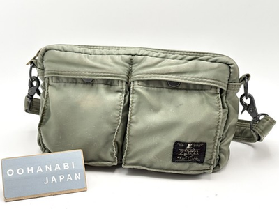 #ad #ad YOSHIDA PORTER TANKER SHOULDER BAG 622 68809 622 78809 Green Used $163.71