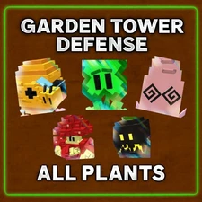ROBLOX 🌻 GARDEN TOWER DEFENSE 🔥 ALL PLANTS / UNITS CHEAP 💎