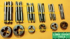BSW LEFT HAND THREAD TAP AND DIE SET 3/16,1/4,5/16,3/8,7/16,1/2 ENGLISH THREAD N