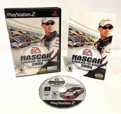 NASCAR 2005 CHASE FOR THE CUP PS2 SONY PLAYSTATION 2 COMPLETE SET 2004 EA SPORTS