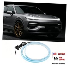 Car LED Hood Light,Waterproof LED Light Strips Cool Monochromatic 59inch White