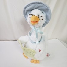 Cuddle Barn Mother Goose Animated Interactive Plush Reads 7 Nursery Rhymes EUC