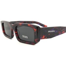 Prada SPR 18L-A 7ZK-4V1 Purple sunglasses Logo temple Plaque Size 58-15-13 NEW Good Condition PRADA PURPLE SUNGLASSES LARGE SPR 181 7WO-4V1  main image 4