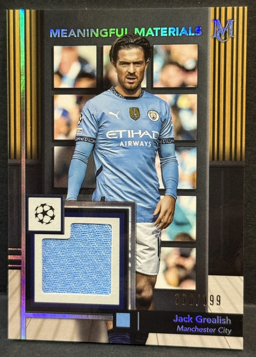 その他 Jack Grealish Museum Auto Relic Card /50 2024-25 Topps Museum UCC Manchester City Jack Grealish Player Worn