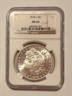 1878-S Morgan Silver Dollar $1 Graded MS 63 NGC Highly Reflective
