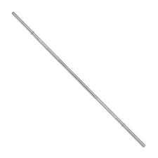 Olympic Barbell, Straight Alloy Steel Weightlifting Bar, Silver Finish