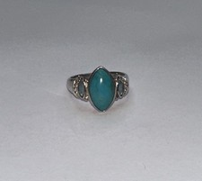 Elegant 925 Sterling Silver Turquoise Ring
