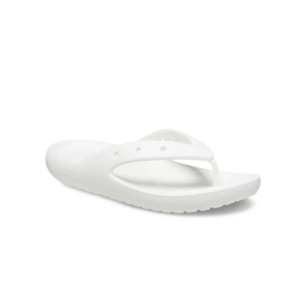 Crocs Classic V2 Unisex Flip White Size M6/W8 209402-100-M6/W8