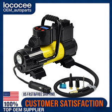 2026 HEAVY DUTY PORTABLE AIR COMPRESSOR CAR TIRE INFLATOR ELECTRIC PUMP AUTO 12V