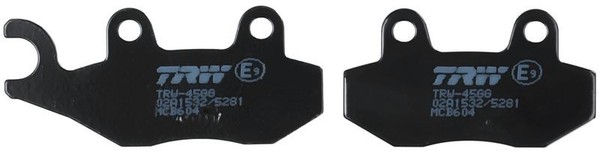 Trw MCB604 Bremsbelagsatz, Scheibenbremse FüR Mz Motorcycles-image