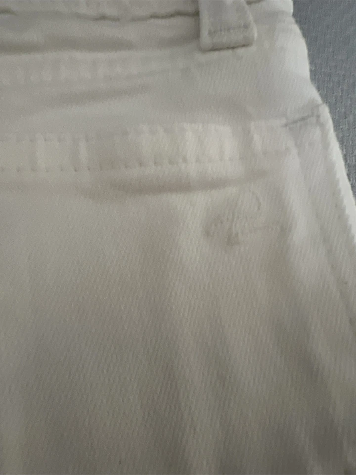 DL1961 Niñas Lucy Pantalones Cortos Gorra de Nieve Blanco 2T Dobladillo Crudo Nuevo sin Etiquetas Foto 3 de 4