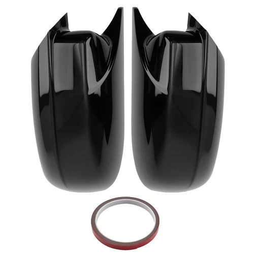 Mirror Cap Cover Pair for Dodge Charger Chrysler 300 200 2011-2023 Black ABS