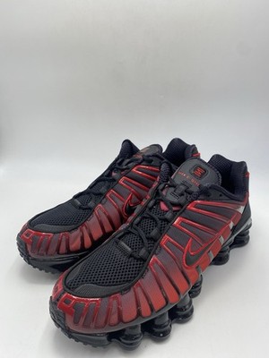 Size 10.5 - Nike Shox TL Black University Red Gradient for sale