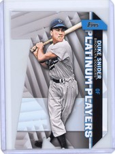2021 Topps Update - Duke Snider Die Cut Platinum Players #PDC-60