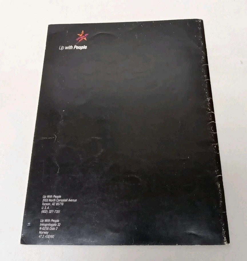 Rare "Up With People-Time For The Music/World Tour" Song Book (1987) Vol. 11 EXC - Image 2 of 4