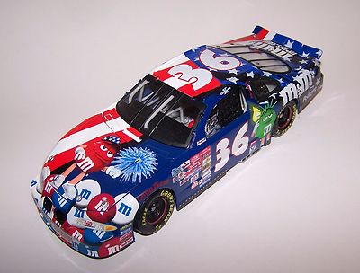 ミニカー NASCAR Ken Schrader #36 M&M's 4th of July 2001 Grand Prix Stock Car