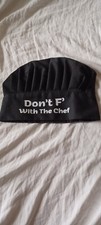 Don't F' with the Chef Adult Funny Cook Hat Joke BBQ Sushi Adjust. band 1 size