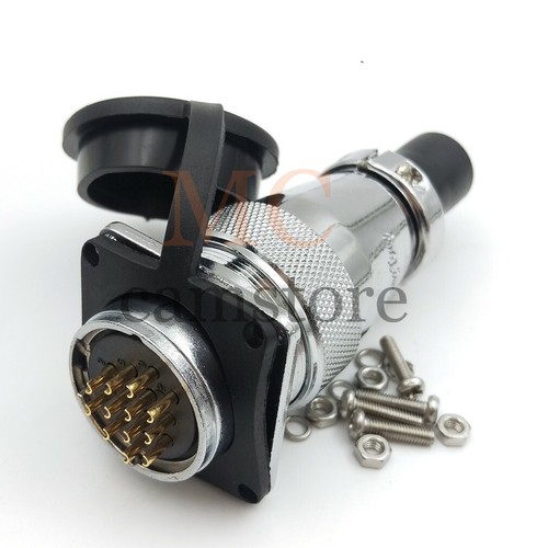 WF28 10A 12Pin Waterproof Power Connector 500V IP67,Aviation Cable Plug Socket - Picture 6 of 6