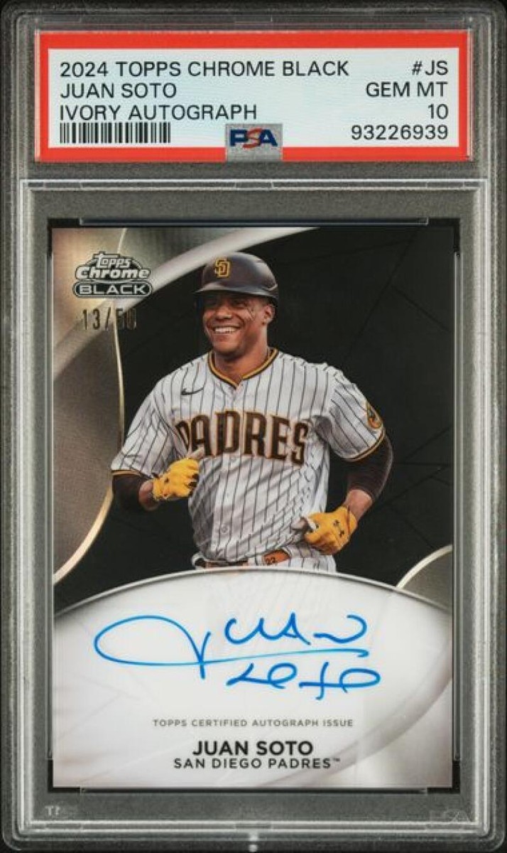 その他 Juan Soto auto psa10 topps 2018 Topps Chrome Update Juan Soto Rookie Auto PSA 10 Auto
