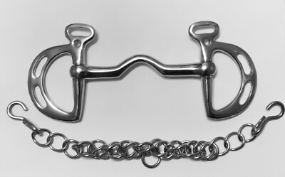 Shires Uttoxeter Slotted Kimblewick Gebiss – 6 Zoll, Port-Mundstück, Für Erfahrene Reiter