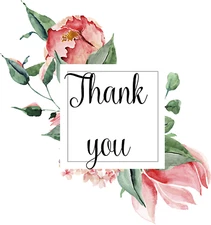 Thank You Handmade Stickers Envelope Seals Label Party Favor Journal Scrapbook