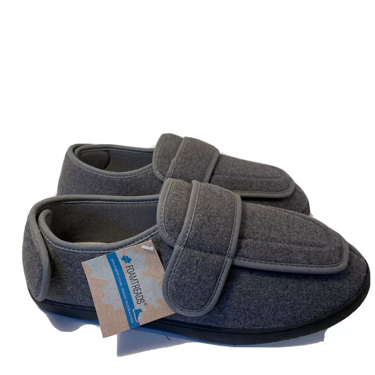 Hovedløse formel Mansion Foamtreads Men's Physician Adjustable Slippers Gray Comfort Shoe Size 11m Nwtag | eBay Hovedløse formel Mansion Foamtreads Men's Physician Adjustable Slippers Gray Comfort Shoe Size 11m Nwtag | eBay