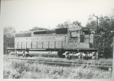 #ad #ad Union Pacific 3000hp DRS SD40 #3229 West Chicago IL Train Photo $7.50